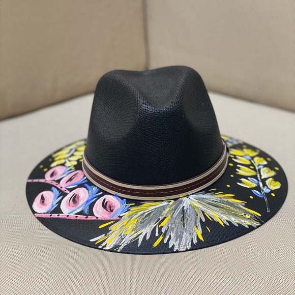 Beautiful HAND PAINTED HAT!